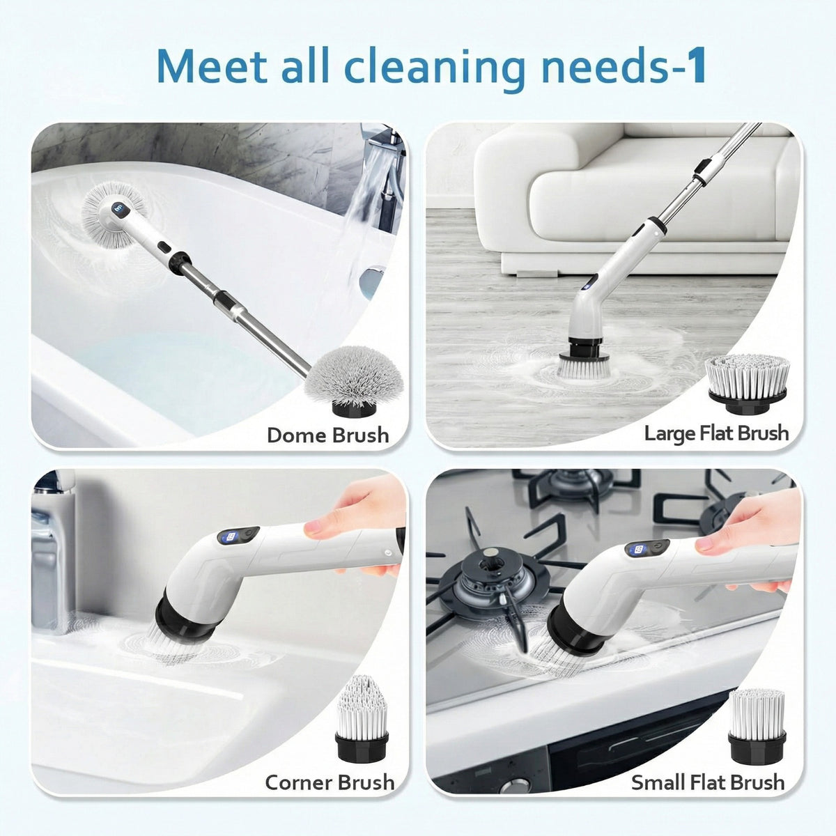 No1 Ultimate Cordless Power Spin Scrubber