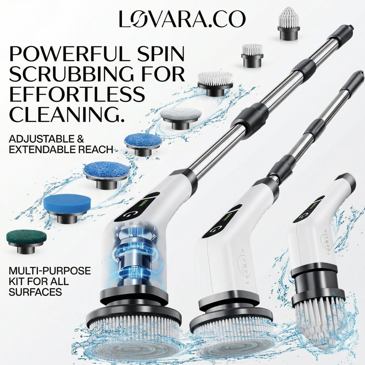 No1 Ultimate Cordless Power Spin Scrubber